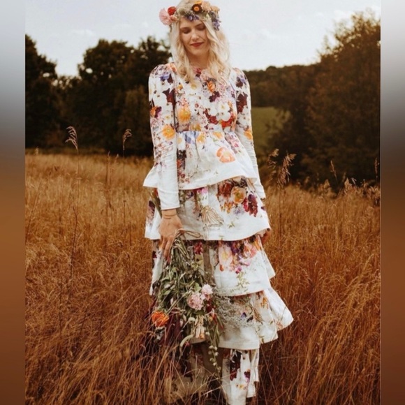 ZIMMERMANN Prima Tiered Dress - Picture 2 of 16